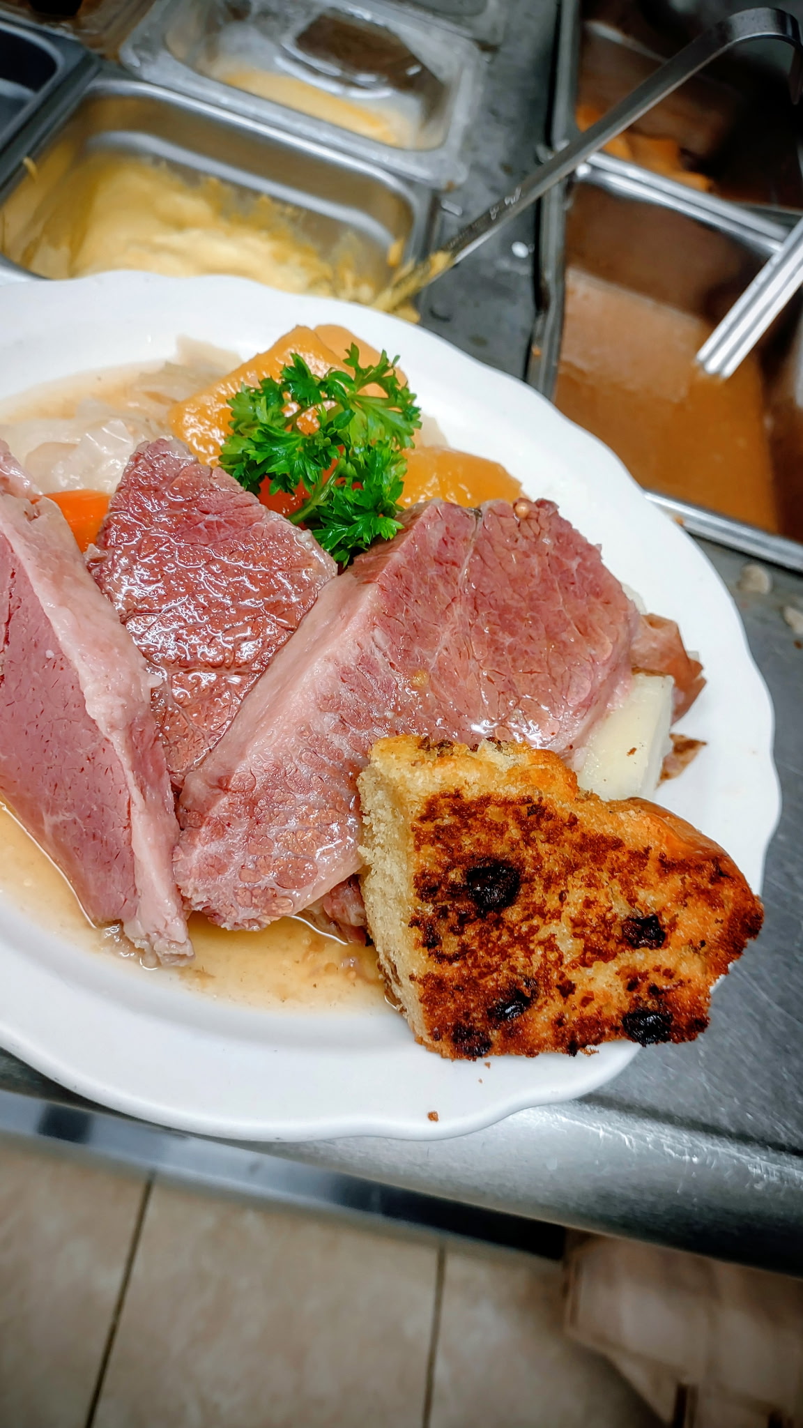 Corned beef dinner St Patricks Day Fitchburg MA